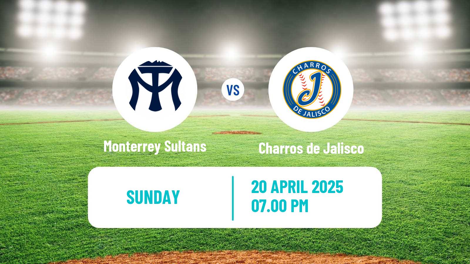 Baseball LMB Monterrey Sultans - Charros de Jalisco