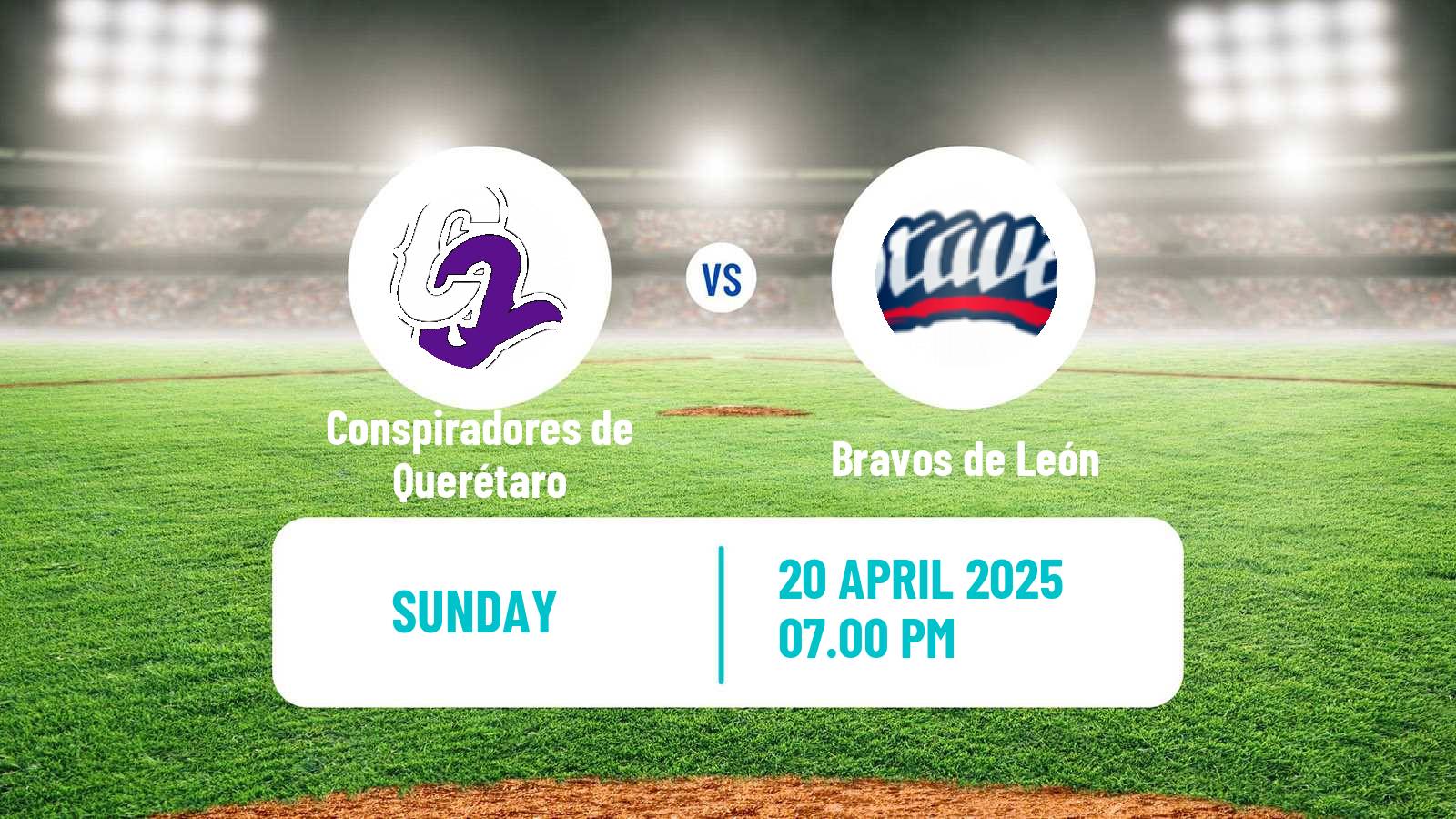 Baseball LMB Conspiradores de Querétaro - Bravos de León