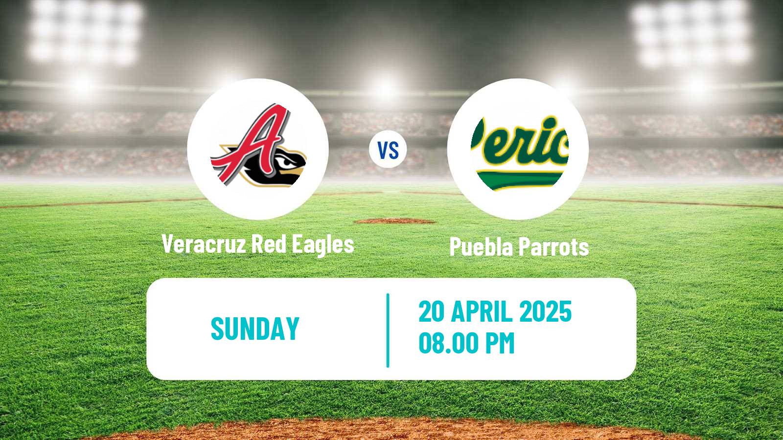 Baseball LMB Veracruz Red Eagles - Puebla Parrots