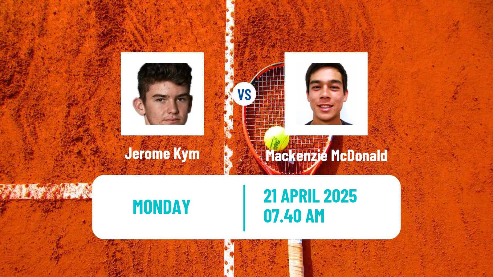 Tennis ATP Madrid Jerome Kym - Mackenzie McDonald