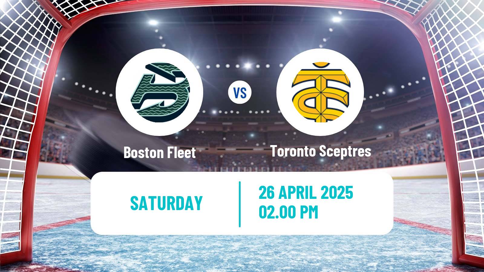 Hockey PWHL Women Boston Fleet - Toronto Sceptres