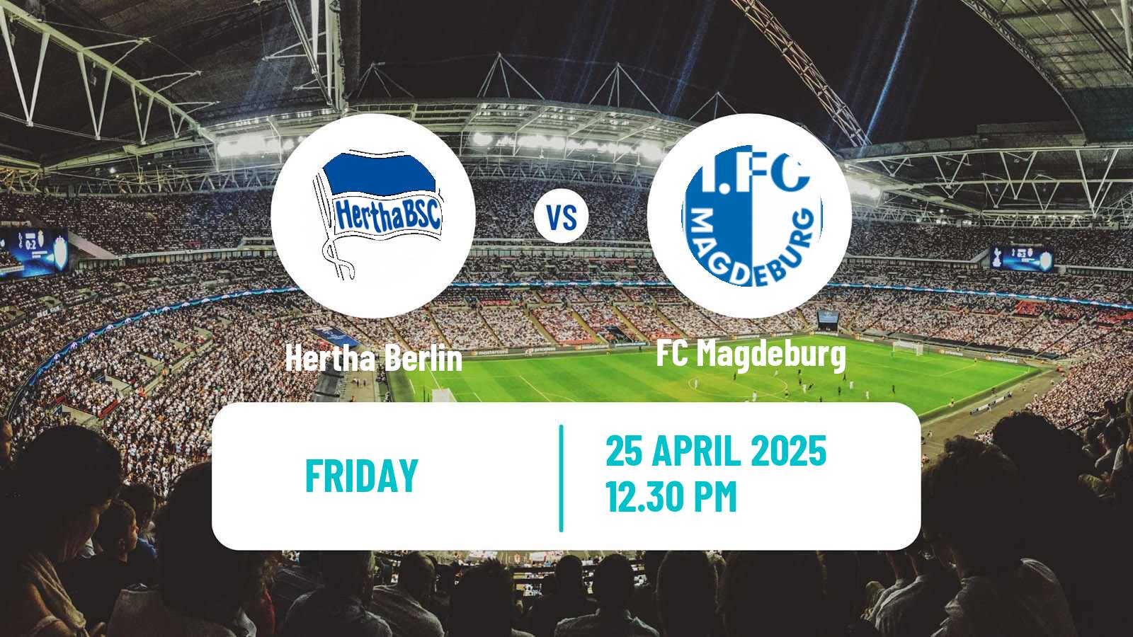 Soccer German 2 Bundesliga Hertha Berlin - Magdeburg