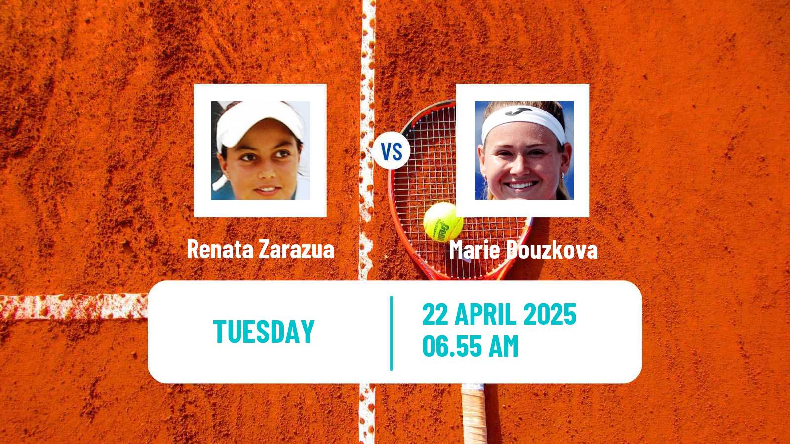 Tennis WTA Madrid Renata Zarazua - Marie Bouzkova