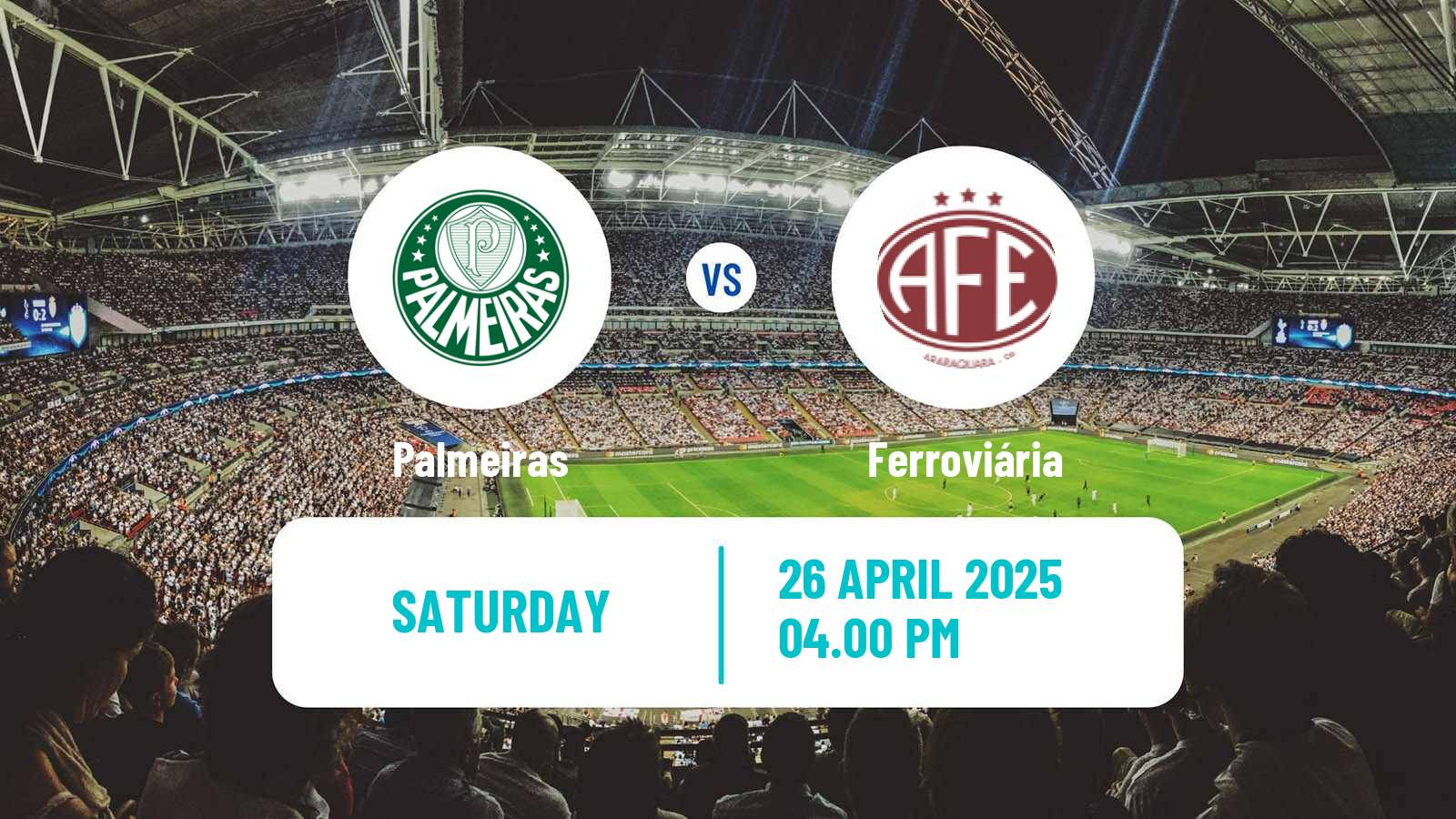 Soccer Brasileiro Women Palmeiras - Ferroviária