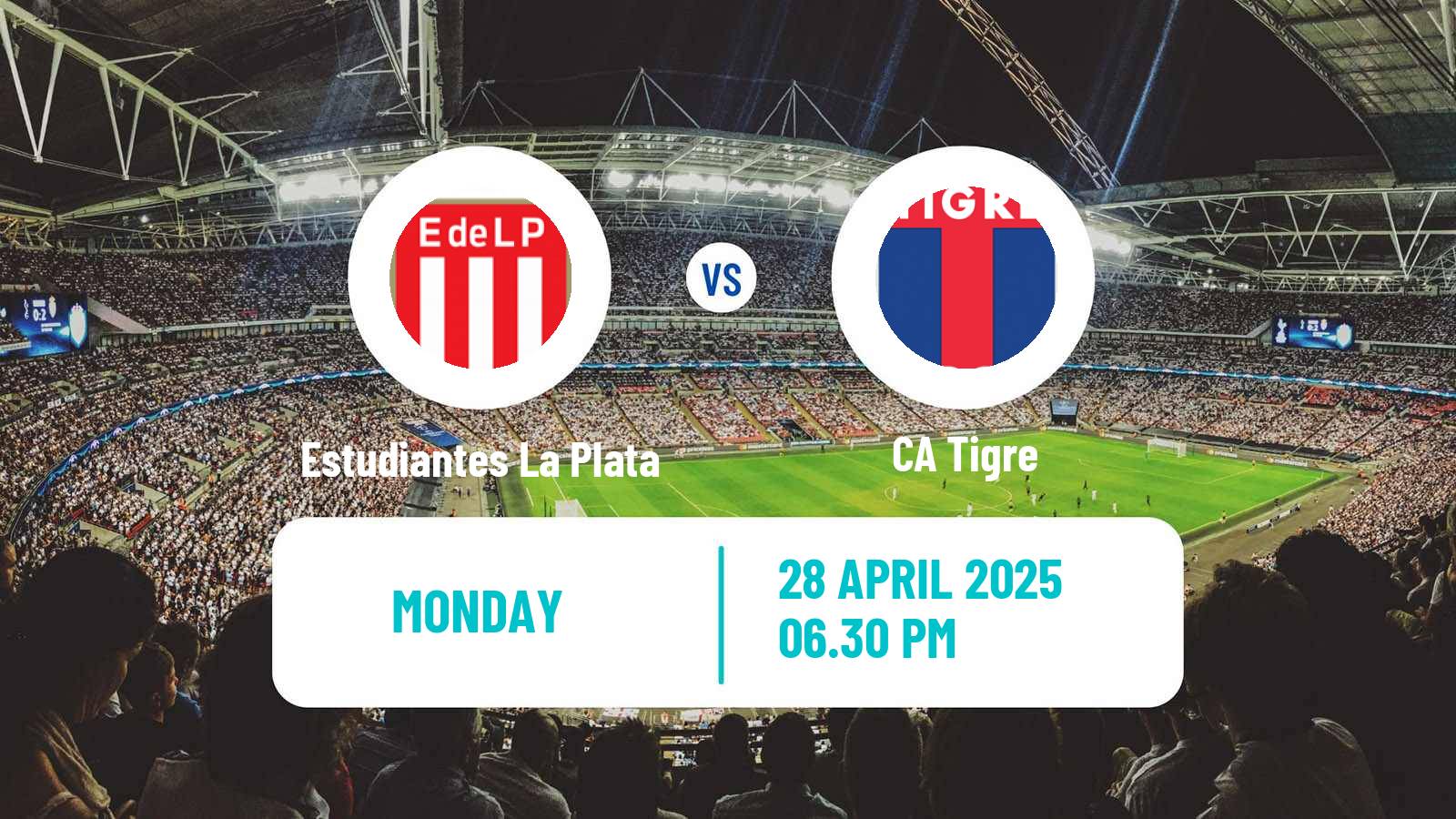 Soccer Argentinian Liga Profesional Estudiantes La Plata - Tigre