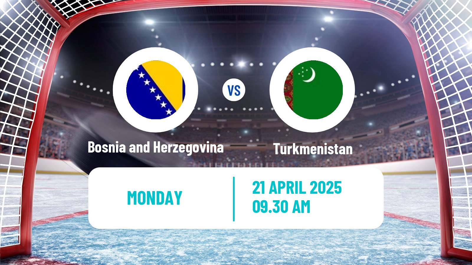 Hockey IIHF World Championship IIIA Bosnia and Herzegovina - Turkmenistan