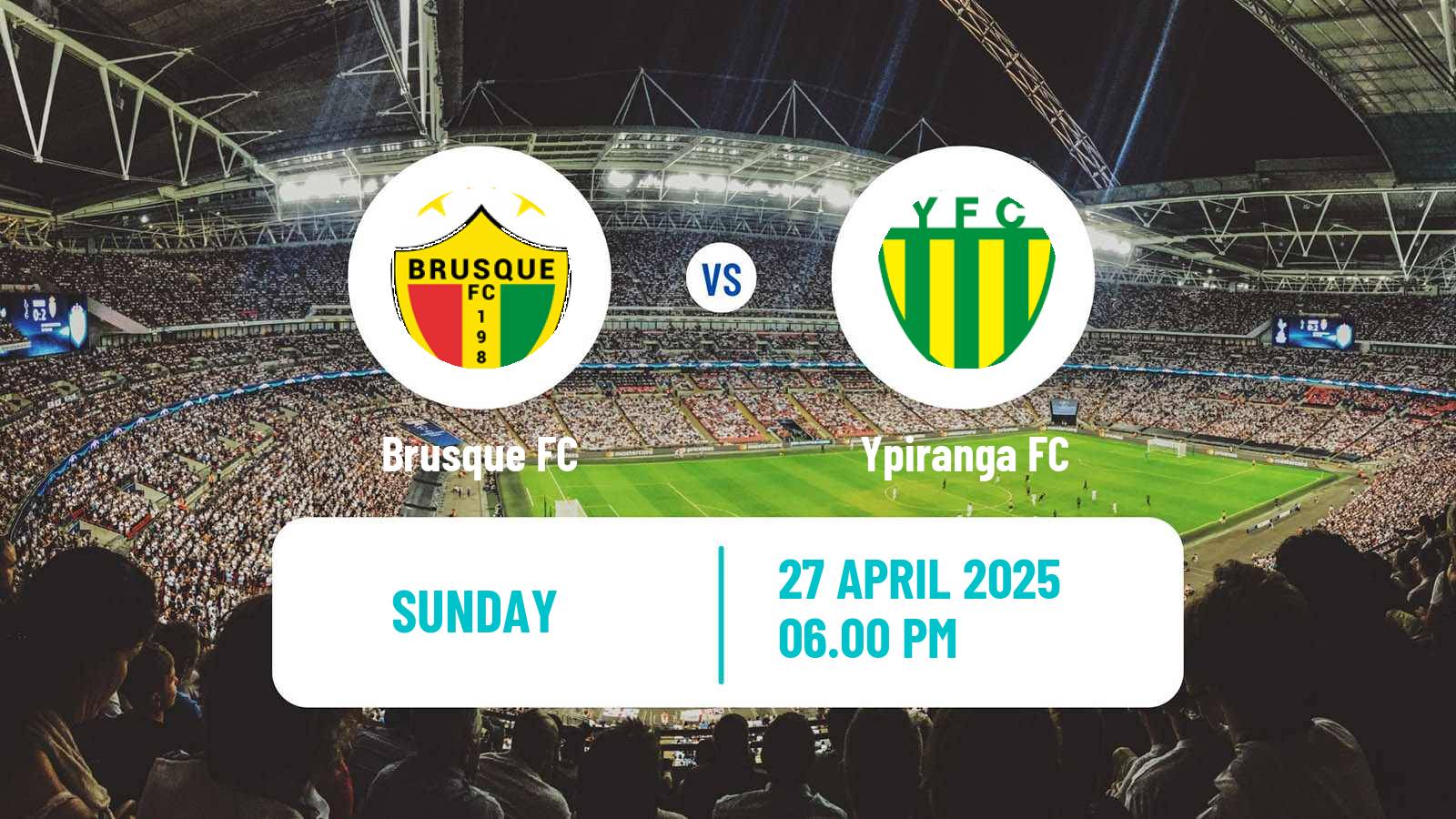 Soccer Brazilian Serie C Brusque - Ypiranga