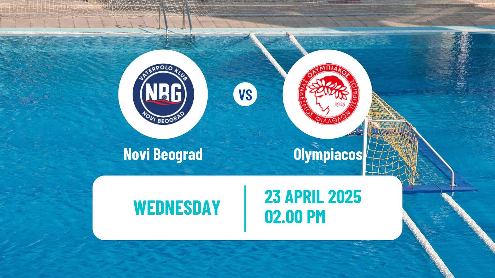 Water polo Champions League Water Polo Novi Beograd - Olympiacos