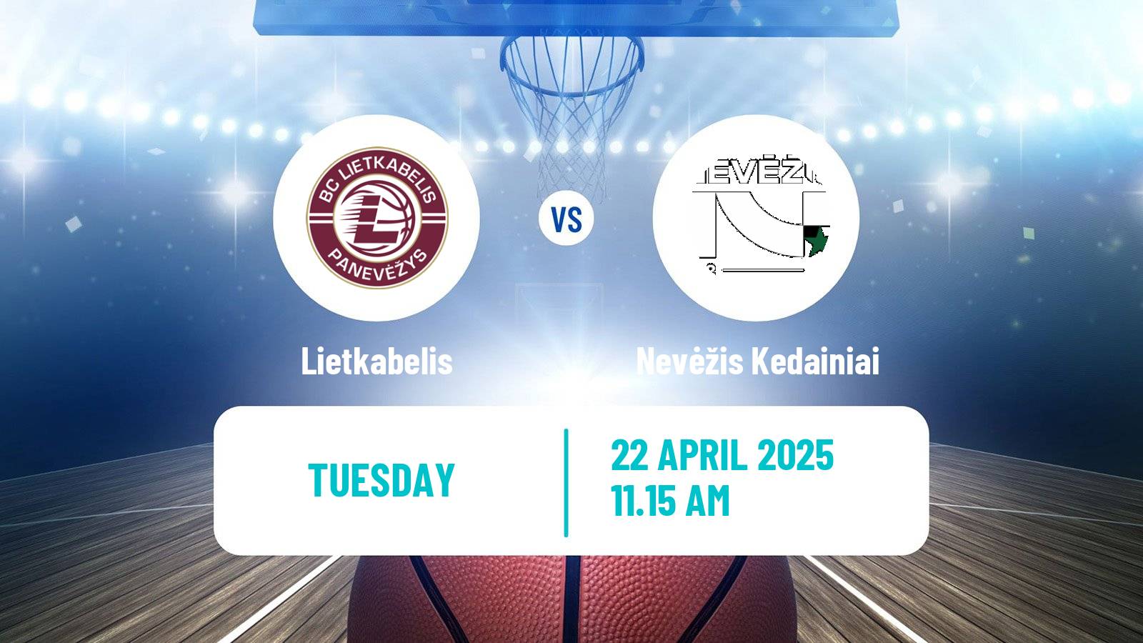 Basketball Lietuvos Krepsinio Lyga Lietkabelis - Nevėžis Kedainiai