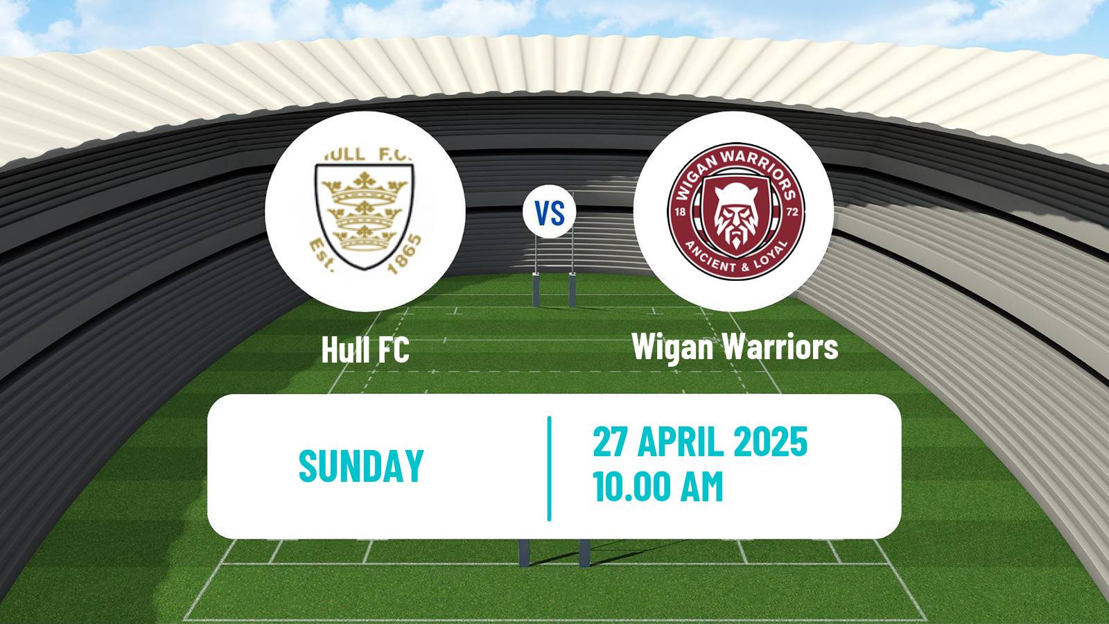 Rugby league Super League Rugby Hull - Wigan Warriors