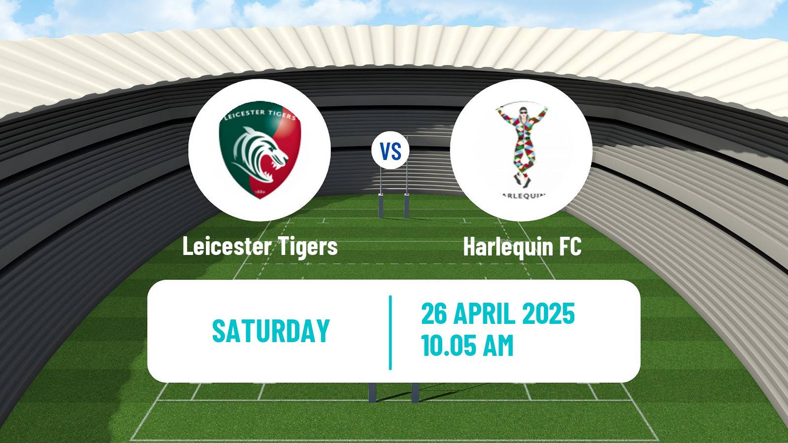 Rugby union English Premiership Rugby Leicester Tigers - Harlequins