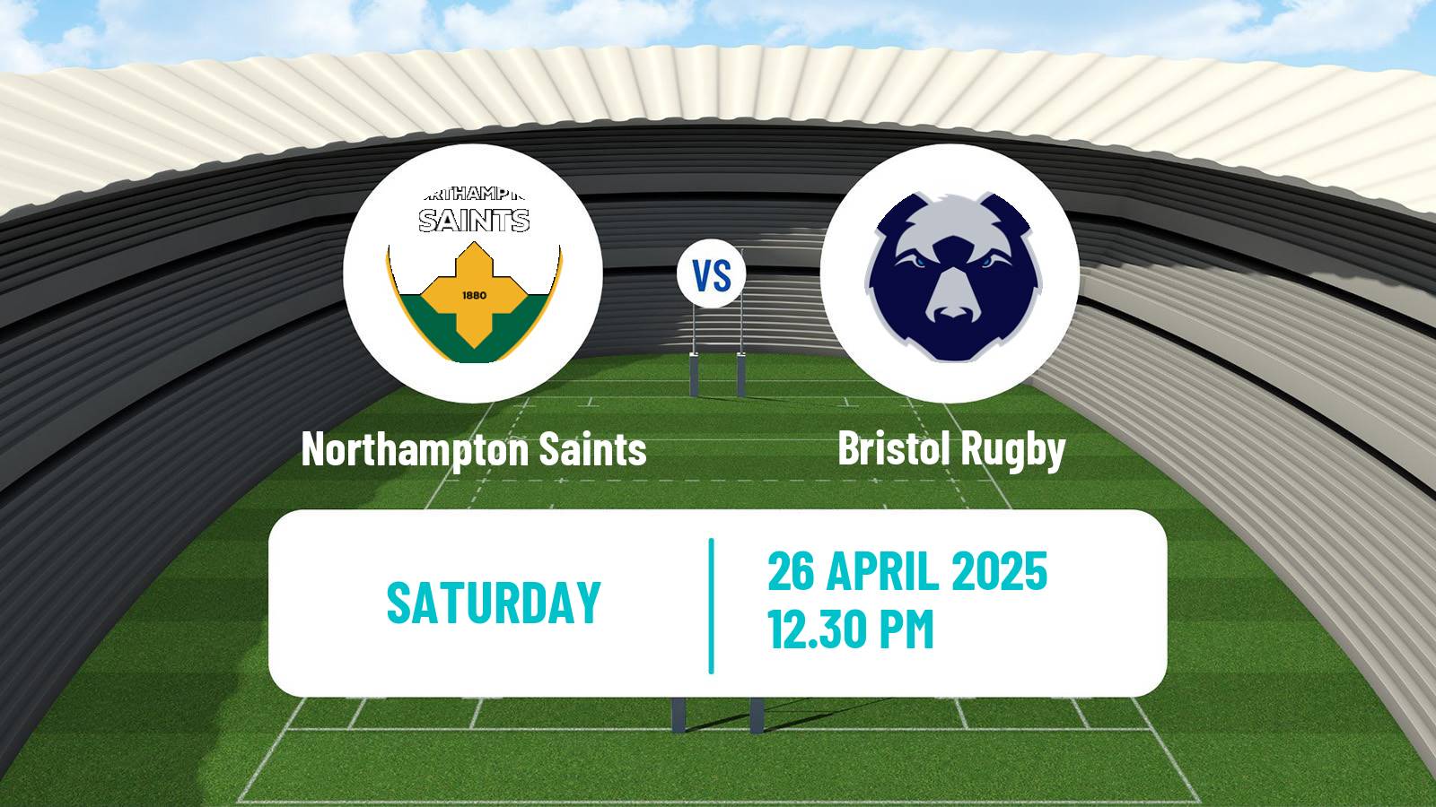 Rugby union English Premiership Rugby Northampton Saints - Bristol Rugby