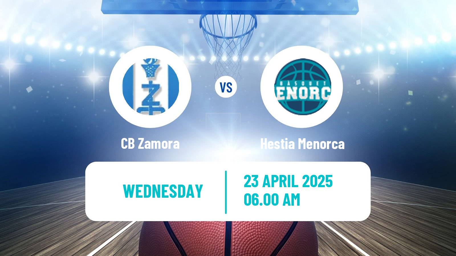 Basketball Spanish LEB Oro Zamora - Hestia Menorca