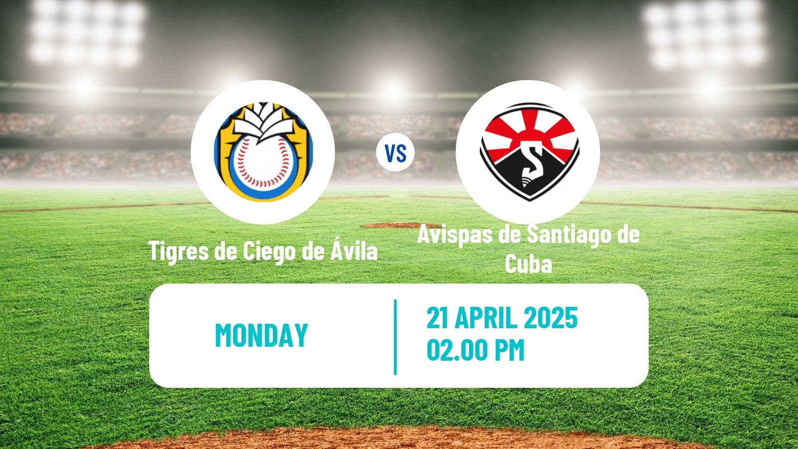Baseball Cuba Liga Elite Baseball Tigres de Ciego de Ávila - Avispas de Santiago de Cuba