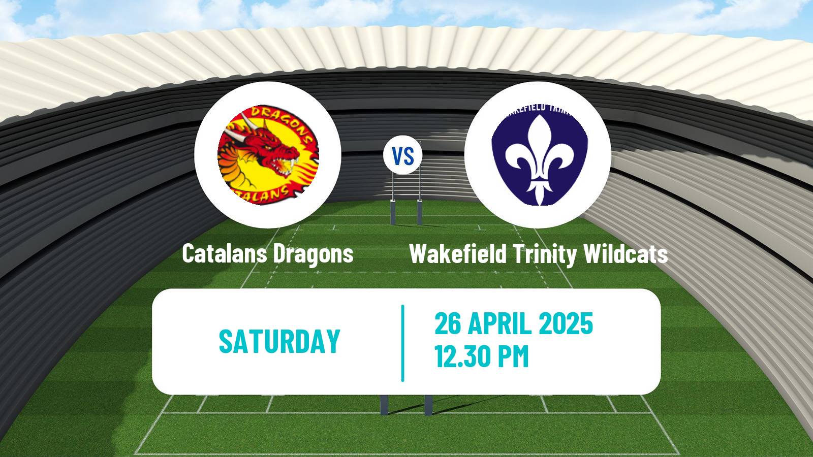 Rugby league Super League Rugby Catalans Dragons - Wakefield Trinity Wildcats