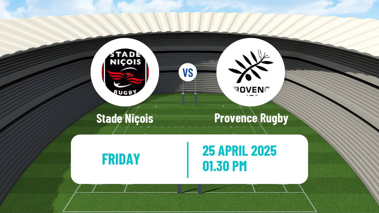 Rugby union French Pro D2 Stade Niçois - Provence Rugby