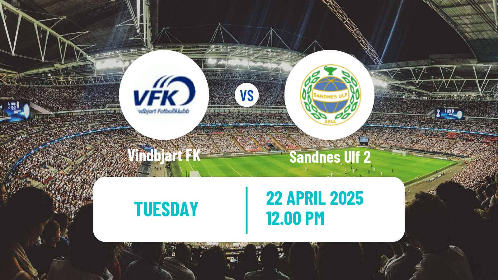 Soccer Norwegian Division 3 - Group 5 Vindbjart - Sandnes Ulf 2