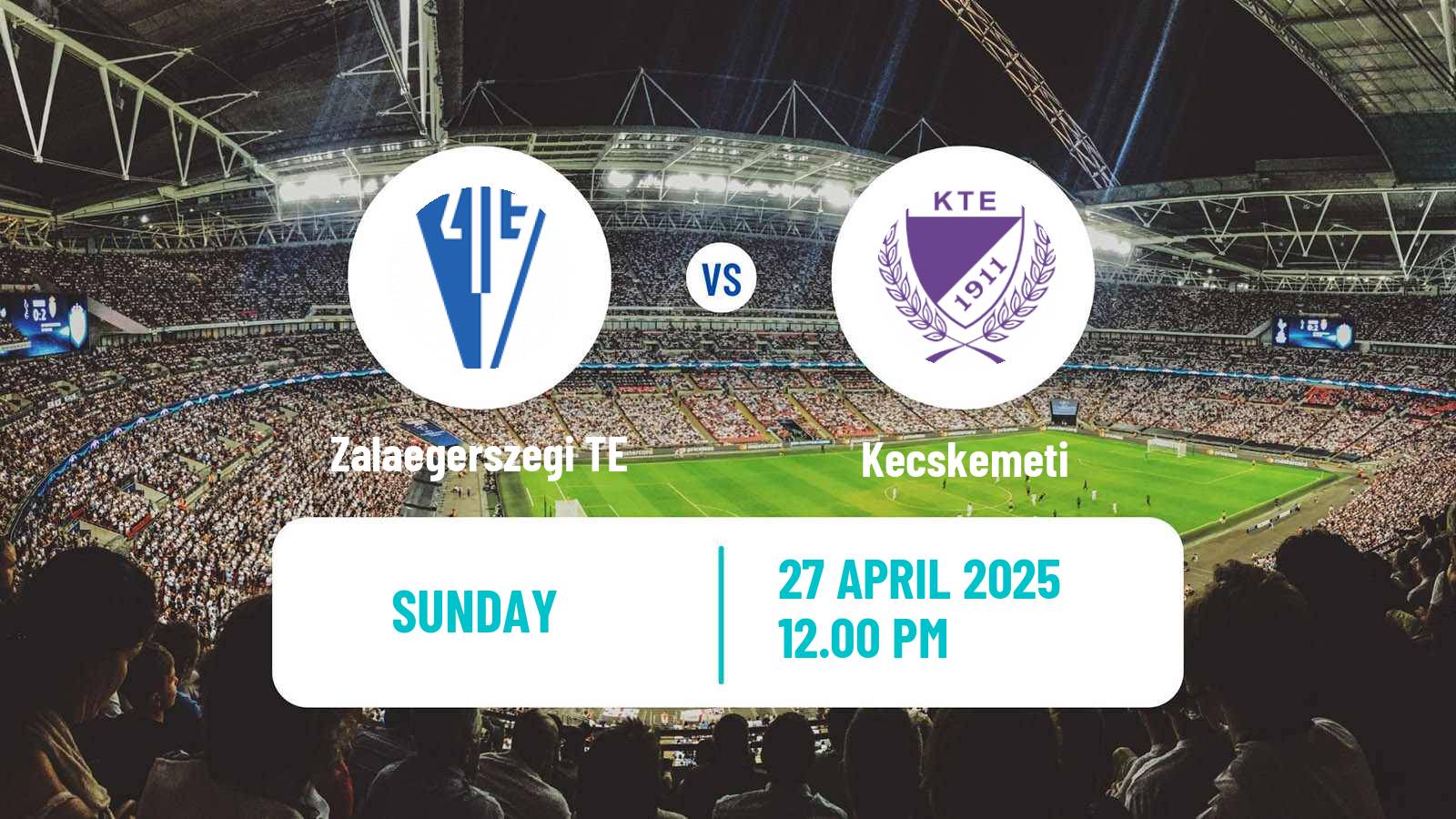 Soccer Hungarian NB I Zalaegerszegi TE - Kecskemeti