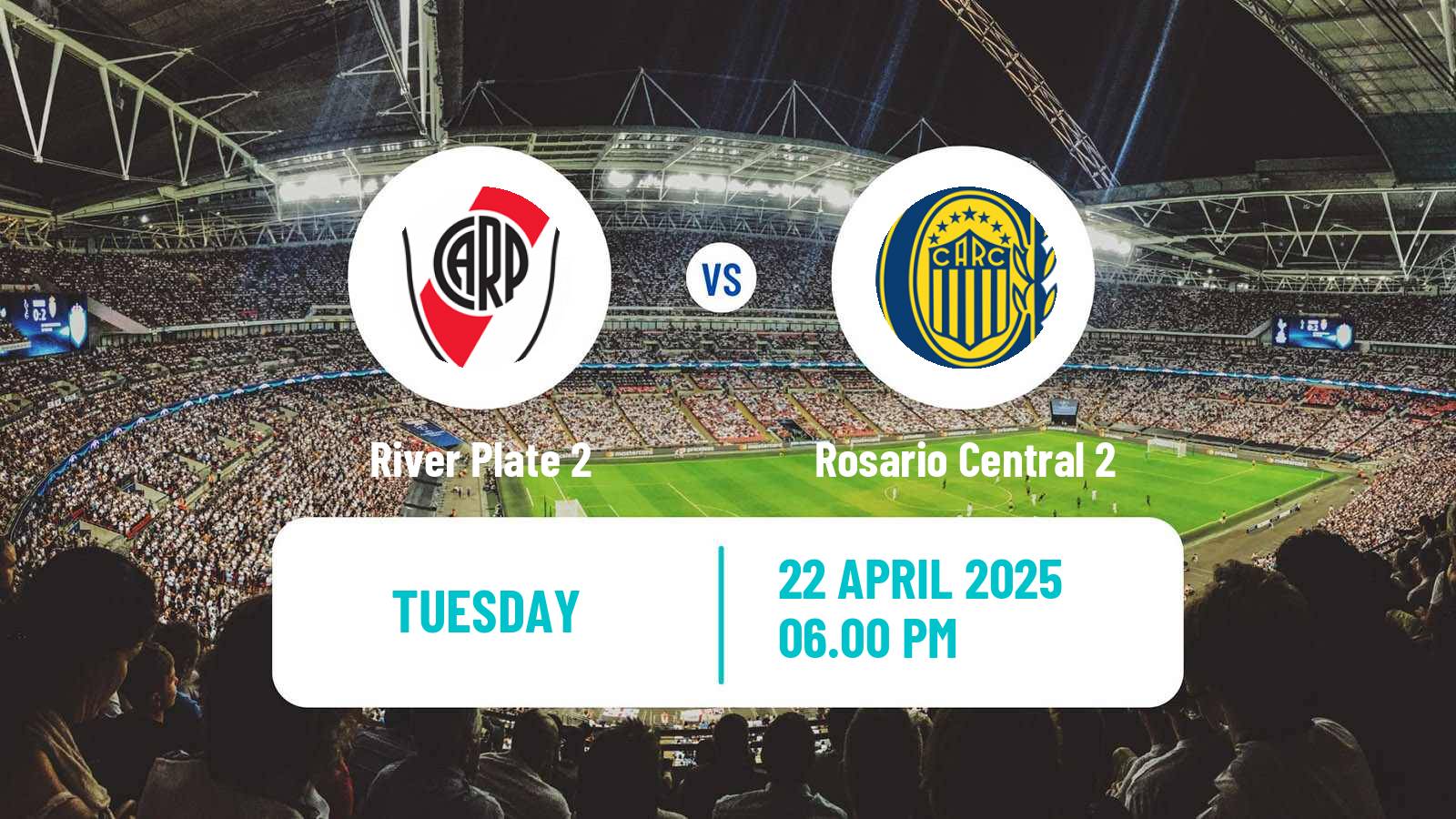 Soccer Argentinian Reserve League River Plate 2 - Rosario Central 2