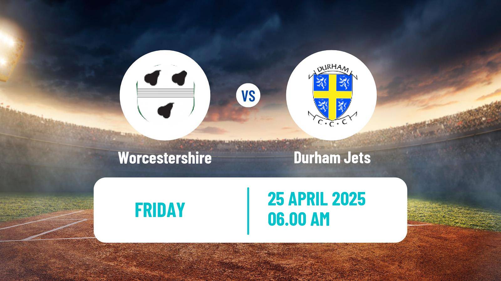 Cricket County Championship One Cricket Worcestershire - Durham