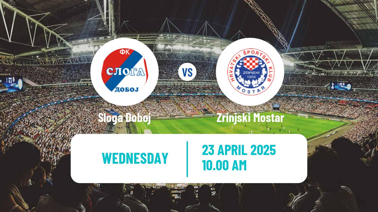 Soccer Bosnian Premier League Sloga Doboj - Zrinjski Mostar