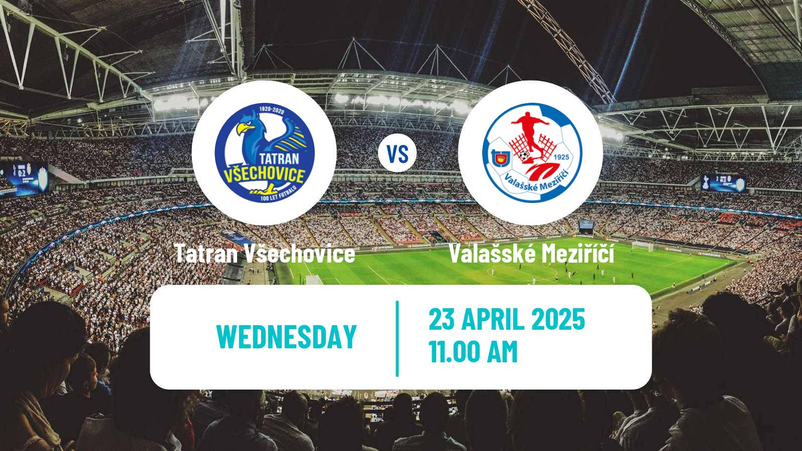 Soccer Czech Division E Tatran Všechovice - Valašské Meziříčí