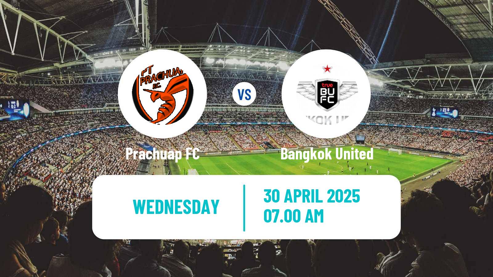 Soccer Thai League 1 Prachuap - Bangkok United