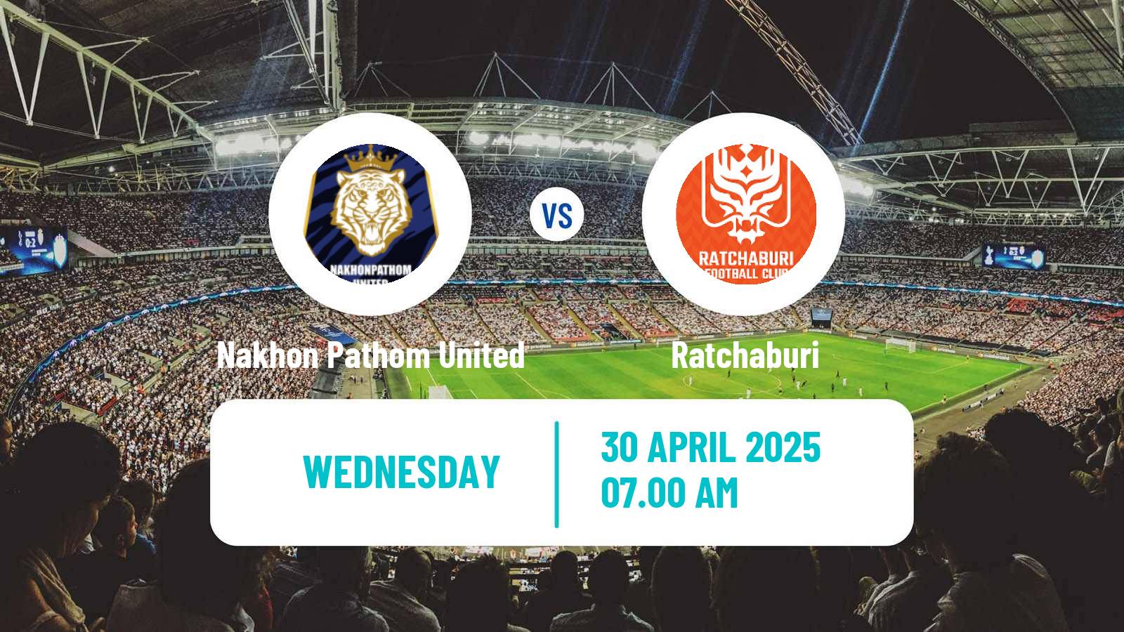 Soccer Thai League 1 Nakhon Pathom United - Ratchaburi