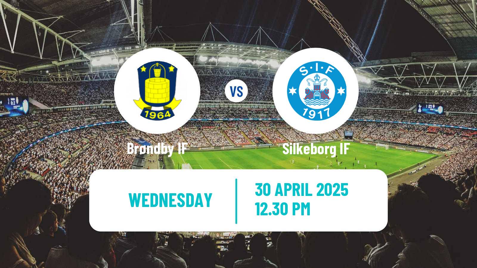 Soccer Danish Landspokal Cup Brøndby - Silkeborg IF