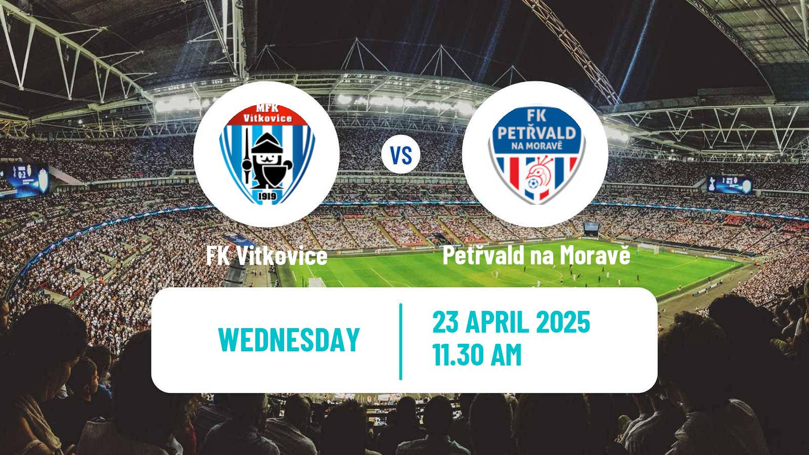 Soccer Czech Division F Vitkovice - Petřvald na Moravě