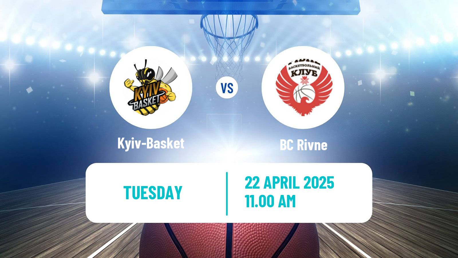 Basketball Ukrainian FBU Super League Kyiv-Basket - Rivne