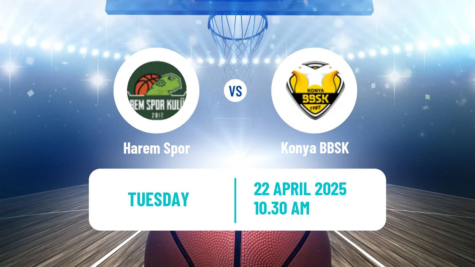 Basketball Turkish TBL Harem Spor - Konya BBSK