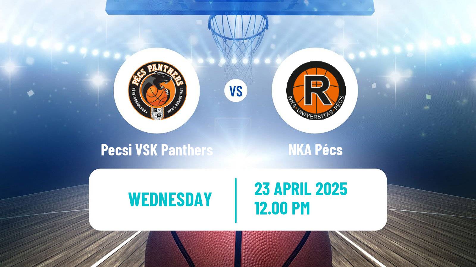 Basketball Hungarian NB I Basketball Pecsi VSK Panthers - NKA Pécs