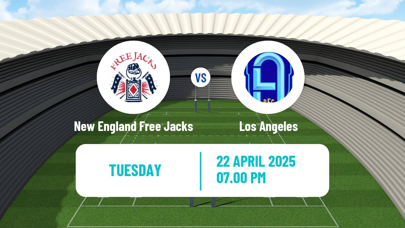 Rugby union USA Major League Rugby New England Free Jacks - Los Angeles