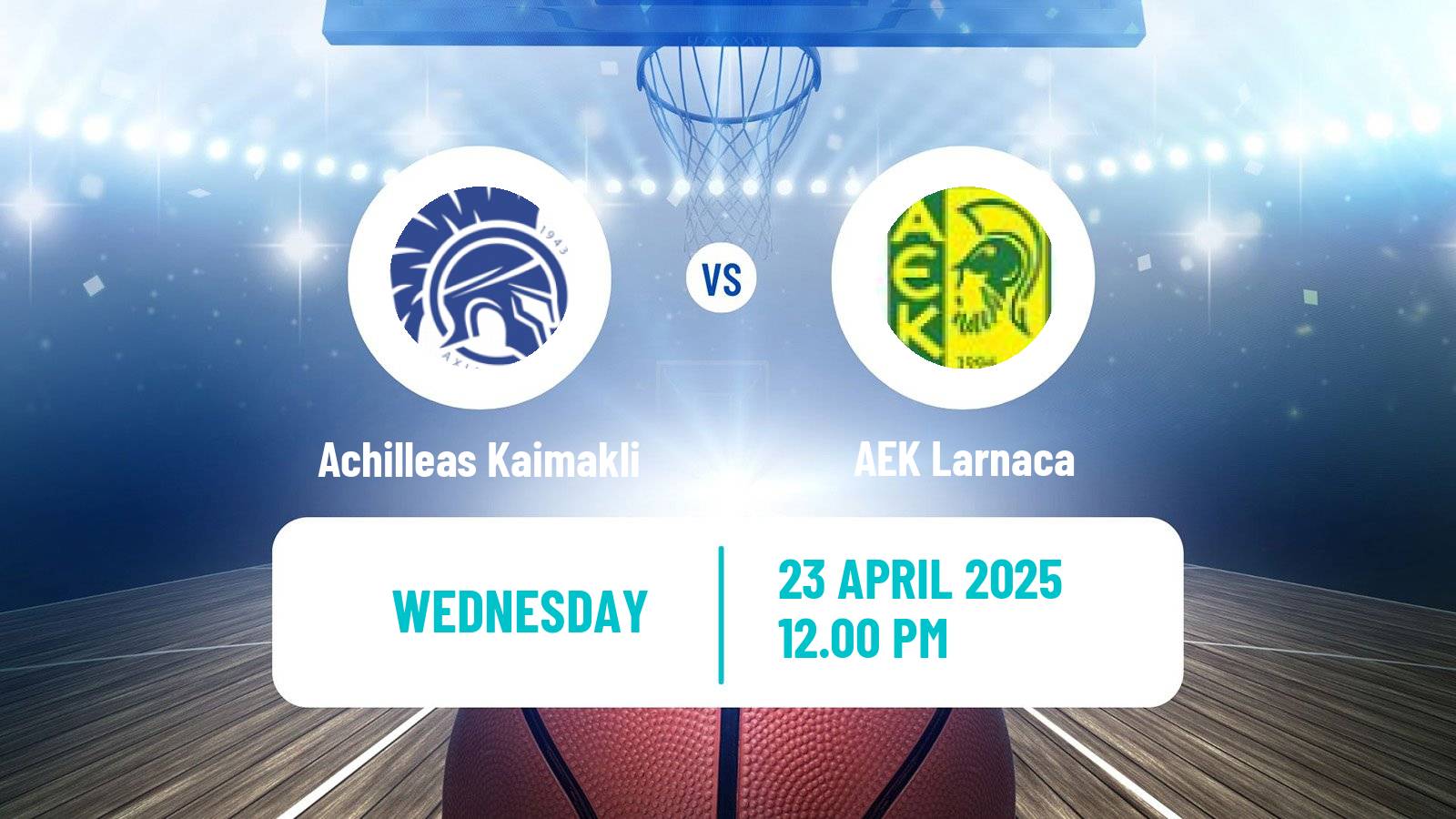 Basketball Cypriot Division A Basketball Achilleas Kaimakli - AEK Larnaca