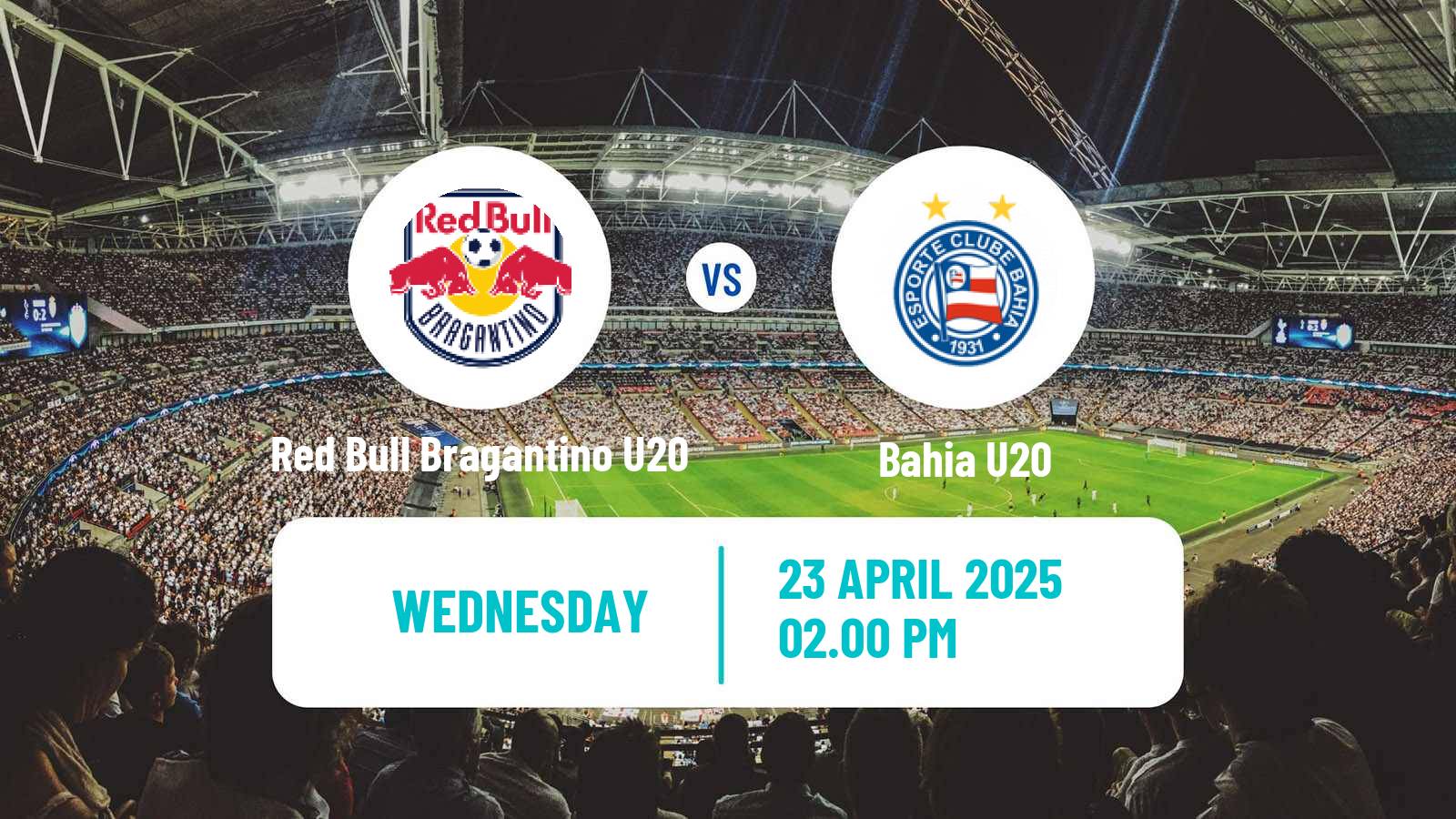 Soccer Brasileiro U20 Red Bull Bragantino U20 - Bahia U20