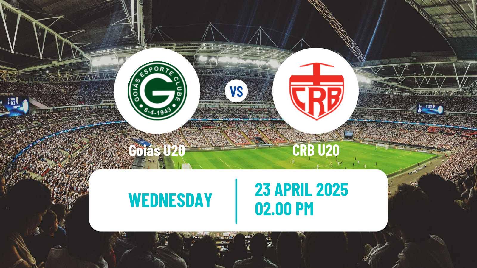 Soccer Brasileiro U20 B Goiás U20 - CRB U20
