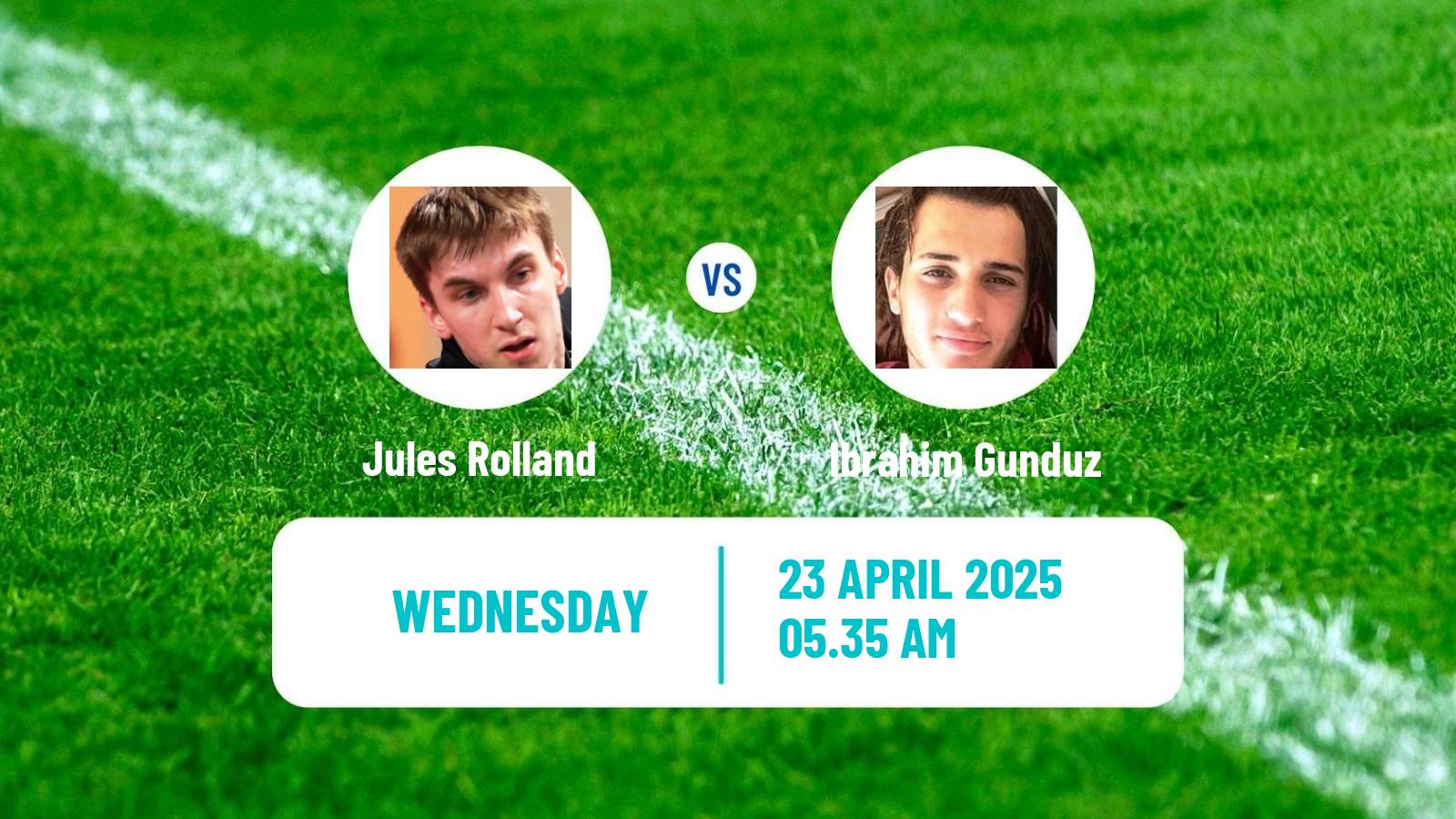 Table tennis Wtt Contender Tunis Men Jules Rolland - Ibrahim Gunduz