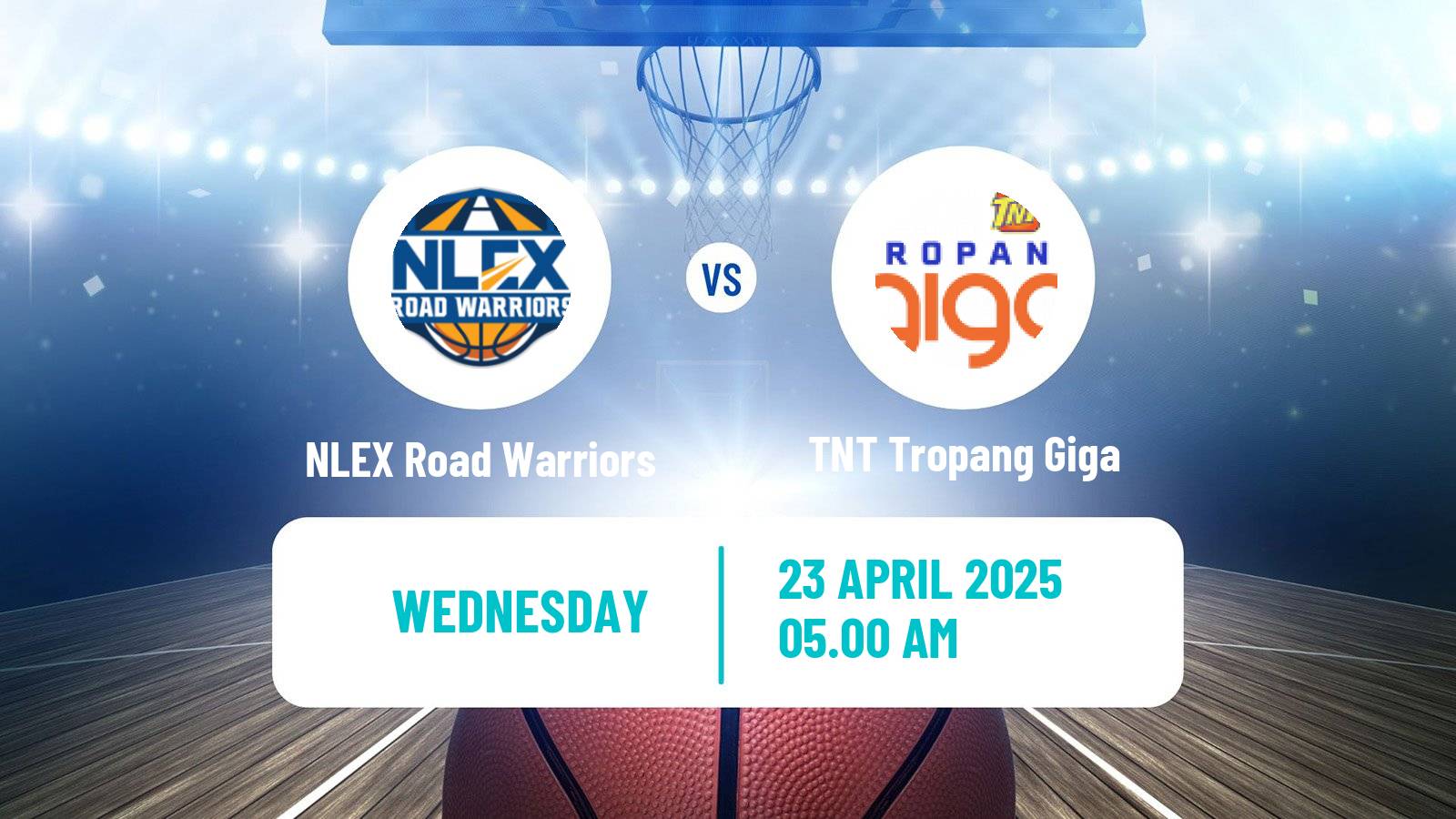 Basketball Philippines Cup NLEX Road Warriors - TNT Tropang Giga