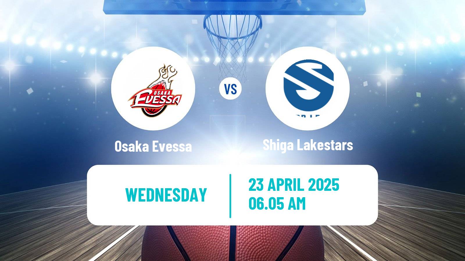 Basketball BJ League Osaka Evessa - Shiga Lakestars