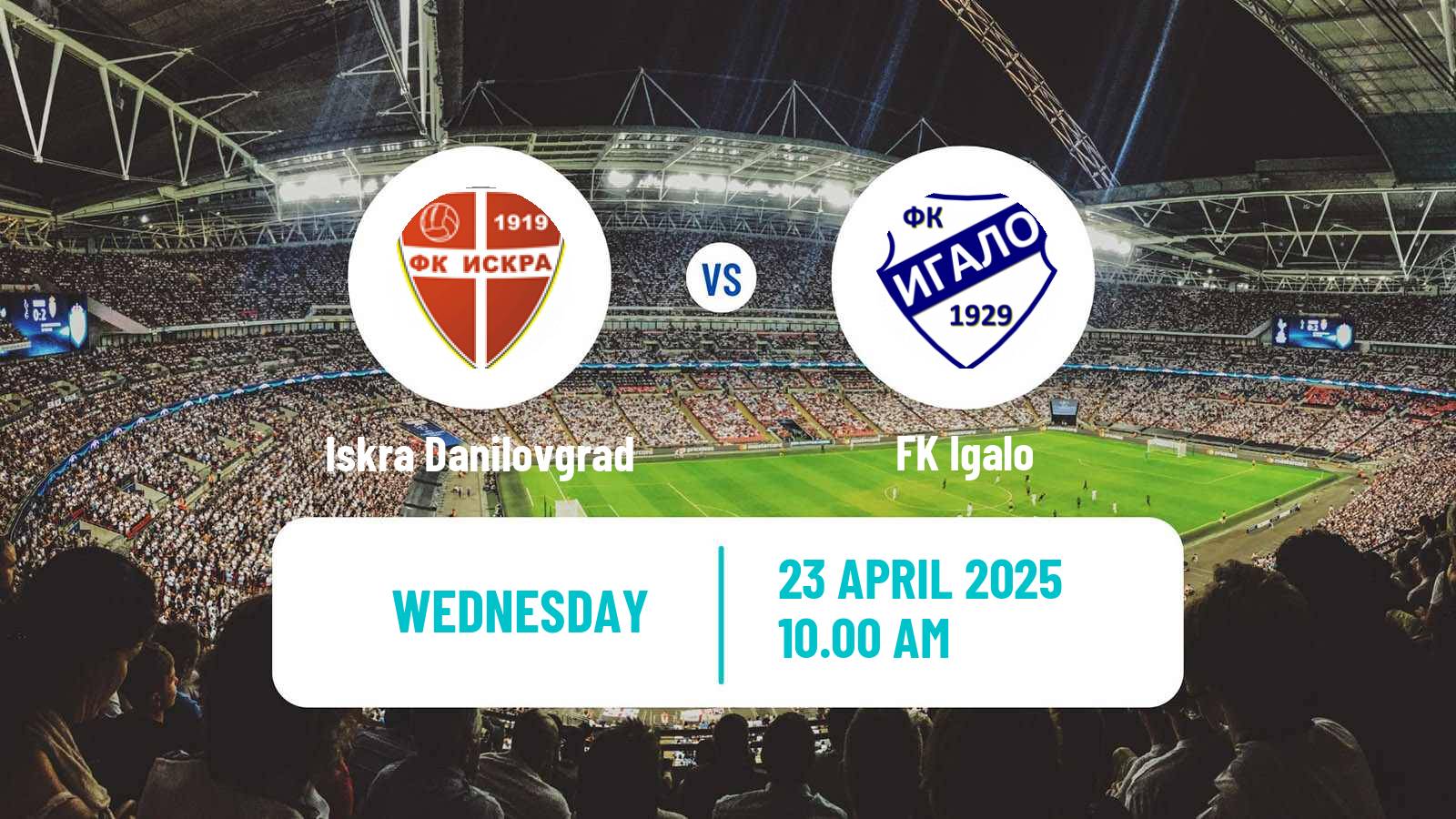 Soccer Montenegrin Druga Liga Iskra Danilovgrad - Igalo