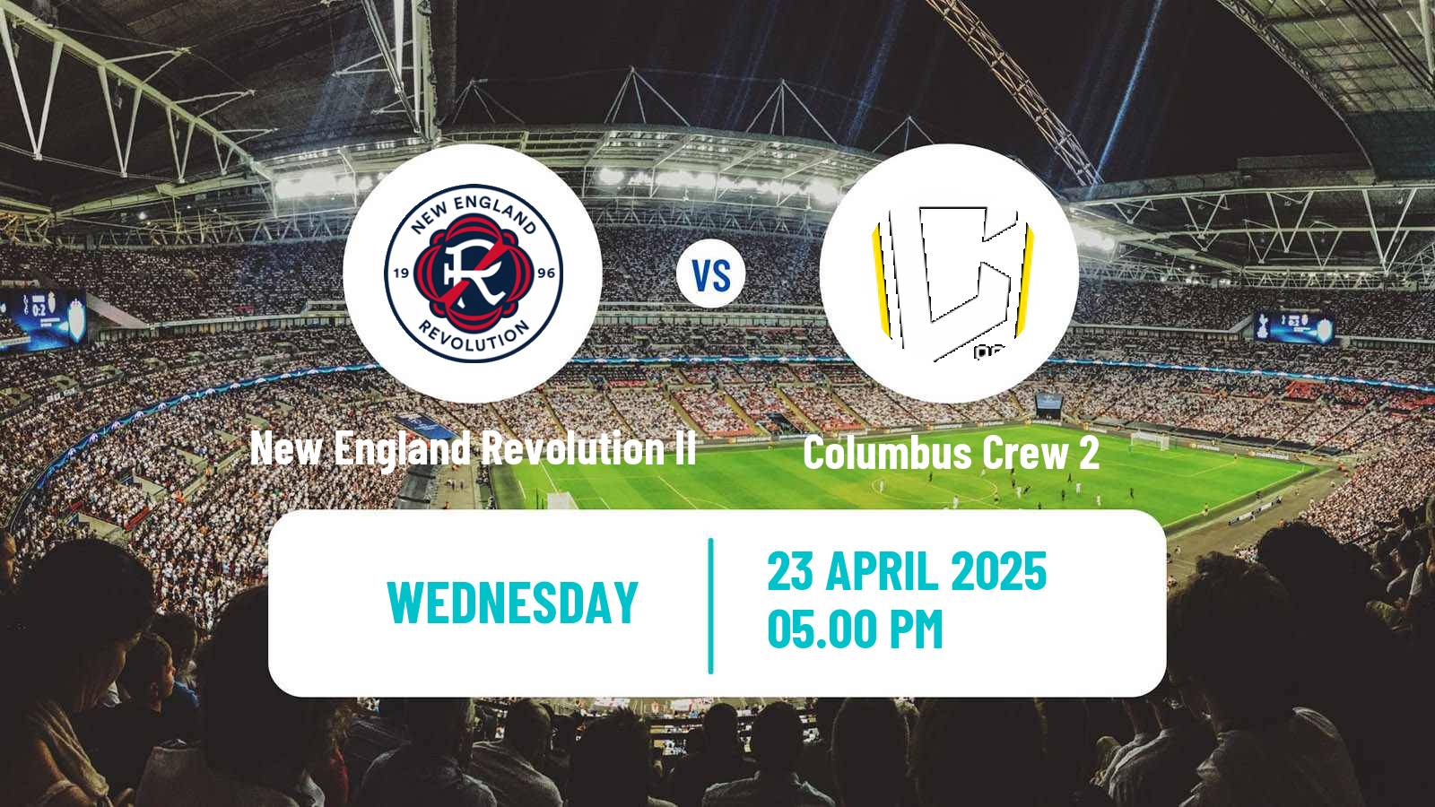 Soccer MLS Next Pro New England Revolution II - Columbus Crew 2