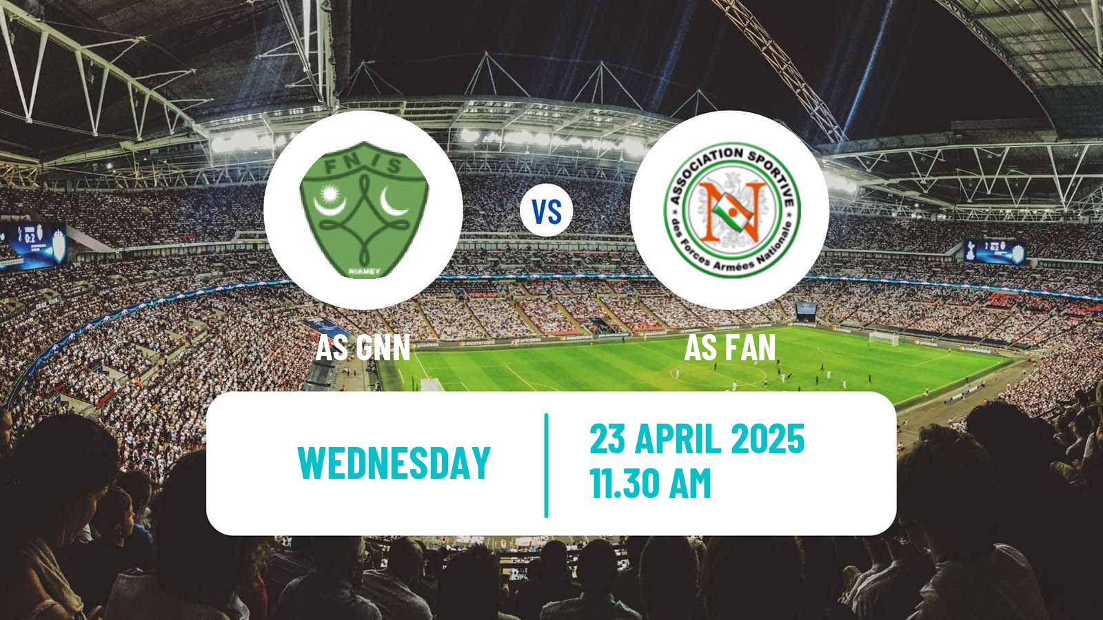 Soccer Niger Ligue 1 AS GNN - AS FAN