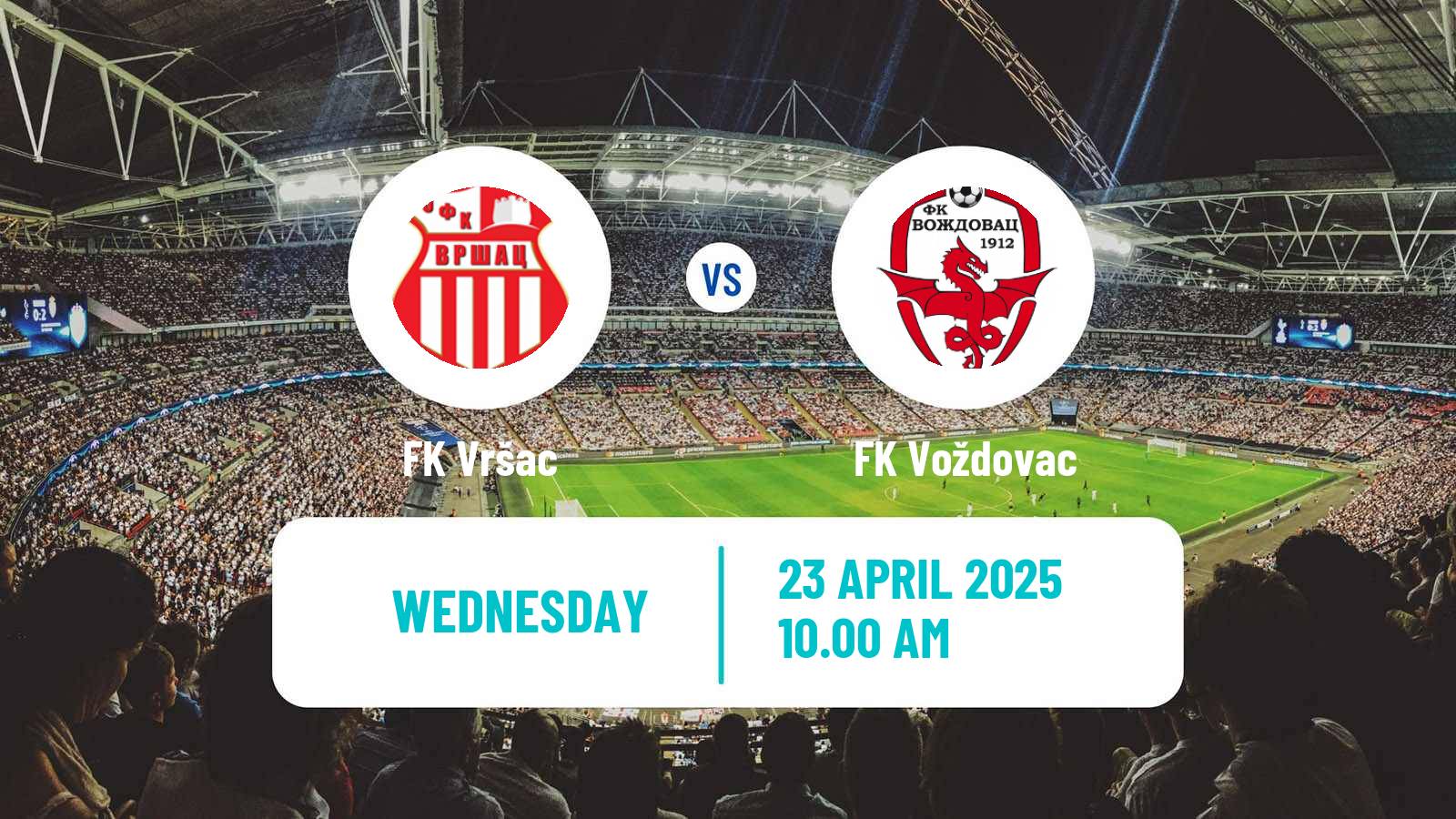 Soccer Serbian Prva Liga Vršac - Voždovac