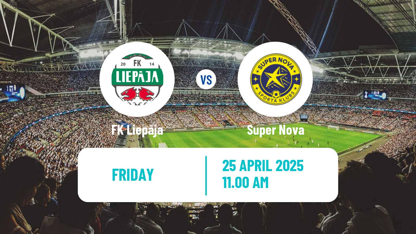 Soccer Latvian Virsliga Liepāja - Super Nova