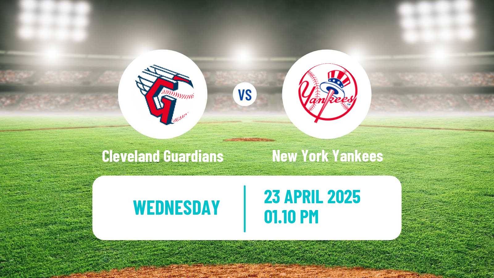 Baseball MLB Cleveland Guardians - New York Yankees