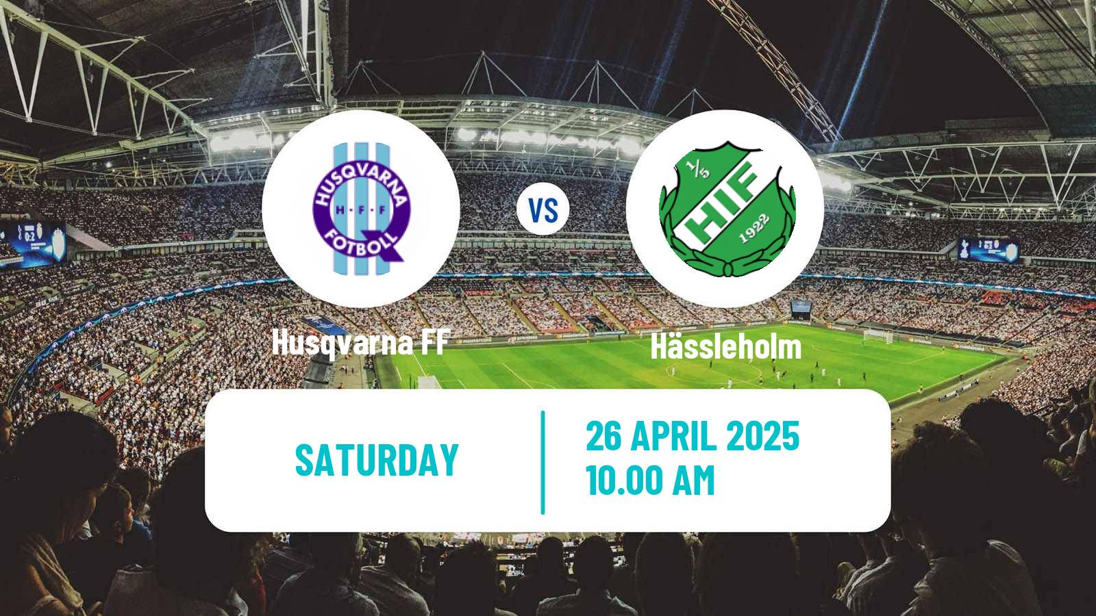 Soccer Swedish Division 1 Södra Husqvarna - Hässleholm