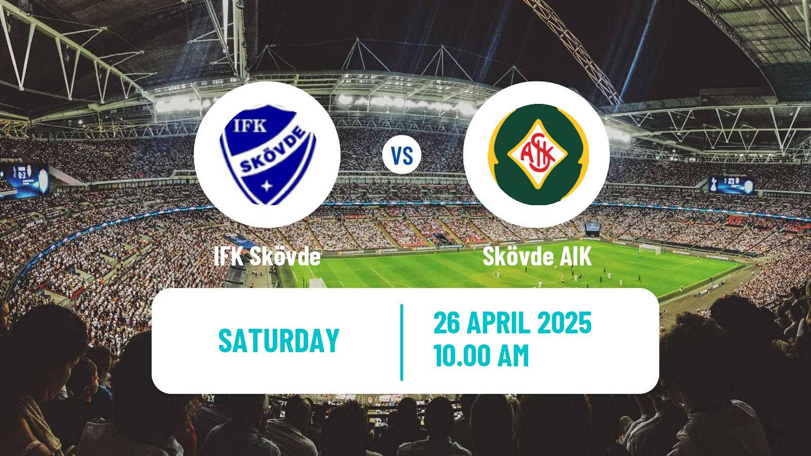 Soccer Swedish Division 1 Södra IFK Skövde - Skövde AIK