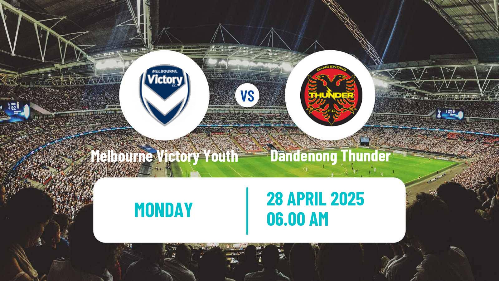 Soccer Australian NPL Victoria Melbourne Victory Youth - Dandenong Thunder