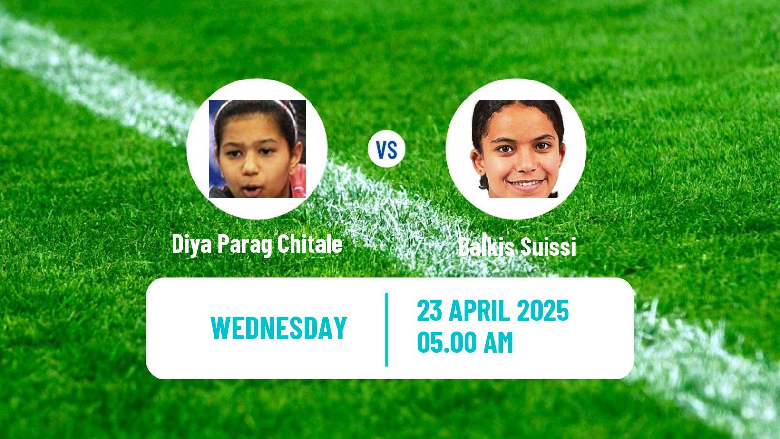 Table tennis Wtt Contender Tunis Women Diya Parag Chitale - Balkis Suissi